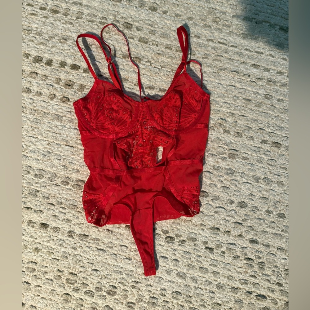 Auden Red Lace Chemise
